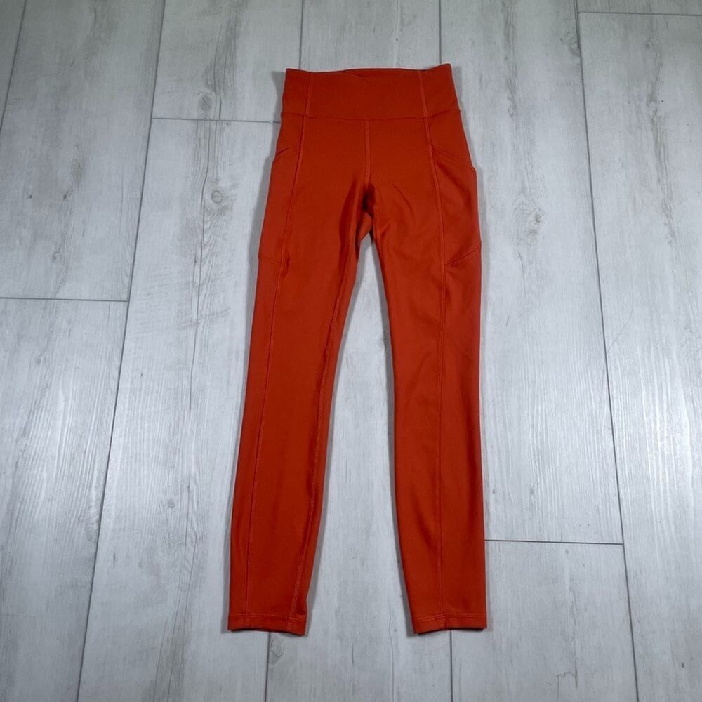 Lululemon Women's 2 Invigorate High Rise Tight 25" Legging BrickRunning Workout
